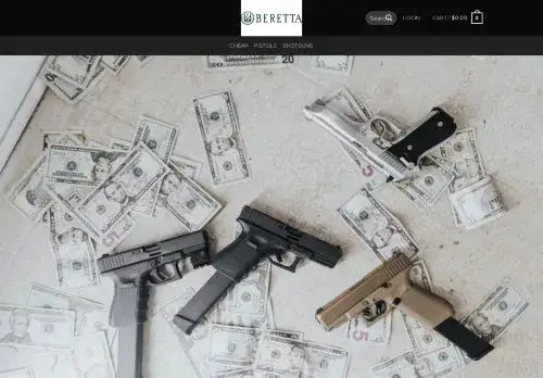 Firearmberetta.com Screenshot