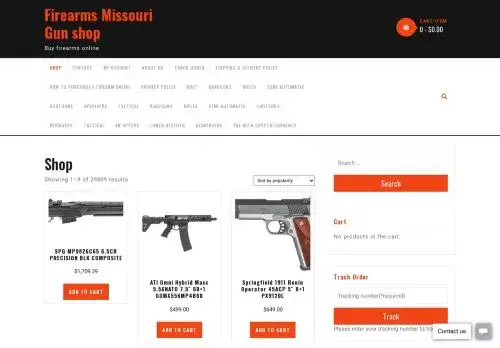 Firearms-missouri.com Screenshot