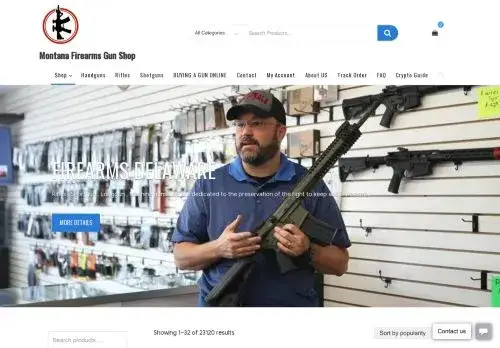 Firearms-montana.com Screenshot