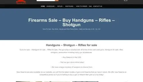 Is Firearms-sale.co a scam or legit?