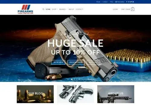 Firearms4protection.com Screenshot
