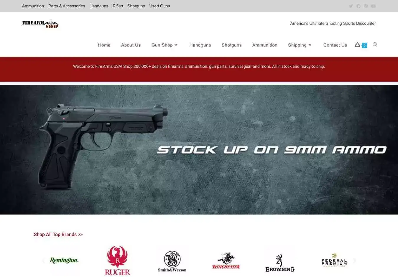 Firearmshopusa.com Screenshot