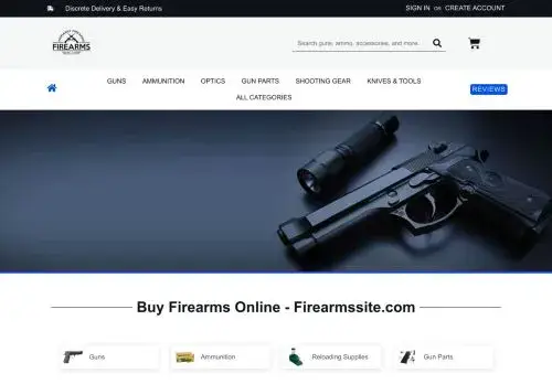 Firearmssite.com Screenshot