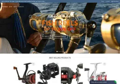 Fishingreelsforsale.com Screenshot
