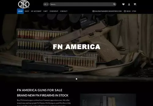 Fnamericagunstore.com Screenshot