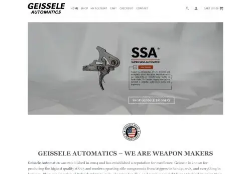 Geissele-usa.com Screenshot