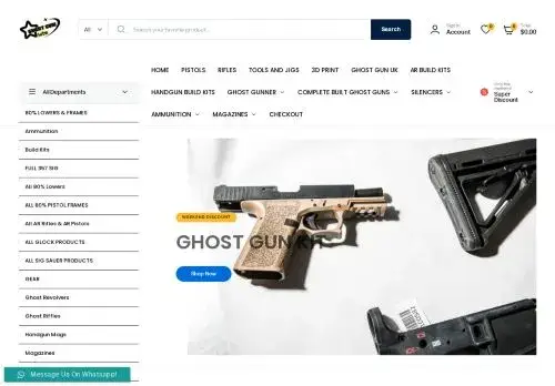 Ghostgunkitforsale.com Screenshot