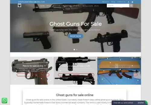 Ghostgunsforsale.com Screenshot