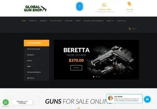 Globalsgunshop.com Screenshot