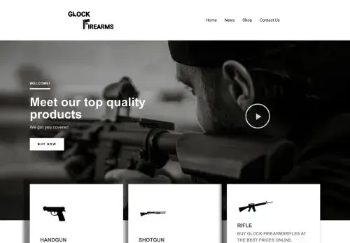 Glock-firearms.com Screenshot