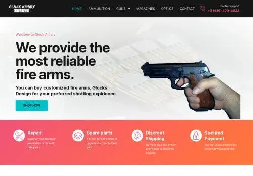 Glockamory.com Screenshot