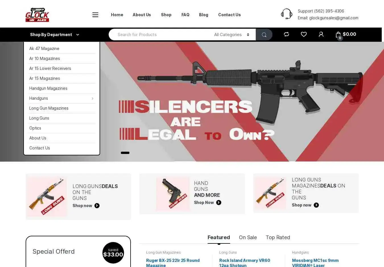 Glockgunsales.com Screenshot