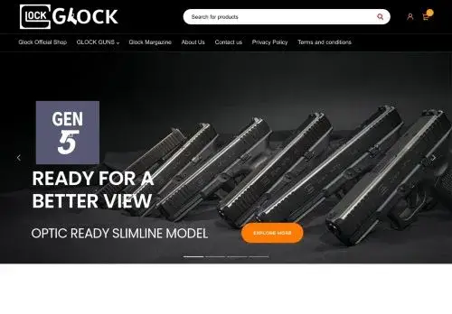 Glockpistolsshop.com Screenshot
