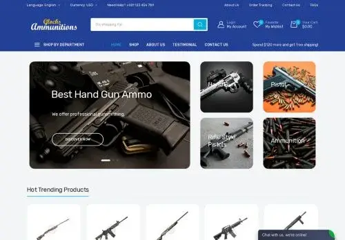 Glocksandammunitions.shop Screenshot