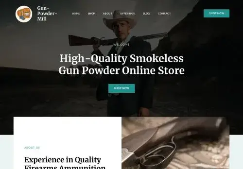 Gun-powder-mill.com Screenshot