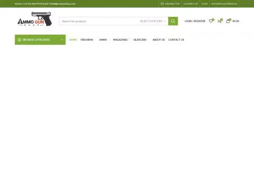 Gunammoshop.com Screenshot