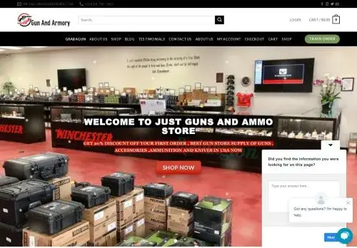 Gunandarmory.com Screenshot