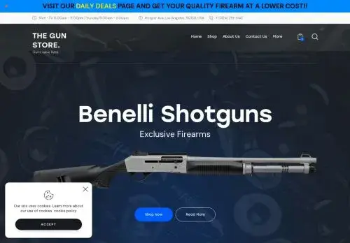 Gunandarmshop.com Screenshot
