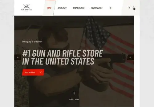 Gunbrokerstock.com Screenshot