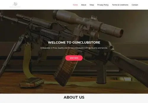 Gunclubstore.com Screenshot