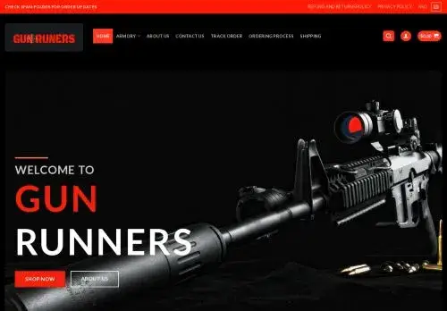 Gunruners.com Screenshot