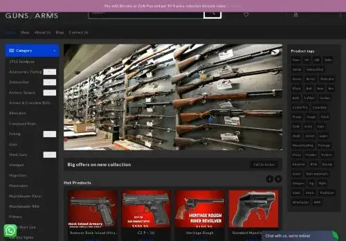 Gunsarmmo.com Screenshot