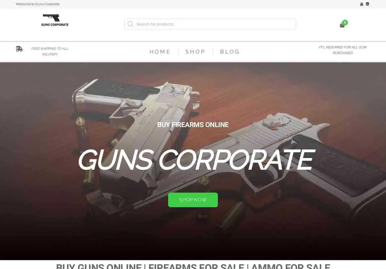 Gunscorporate.com Screenshot
