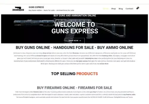 Gunsexpres.com Screenshot