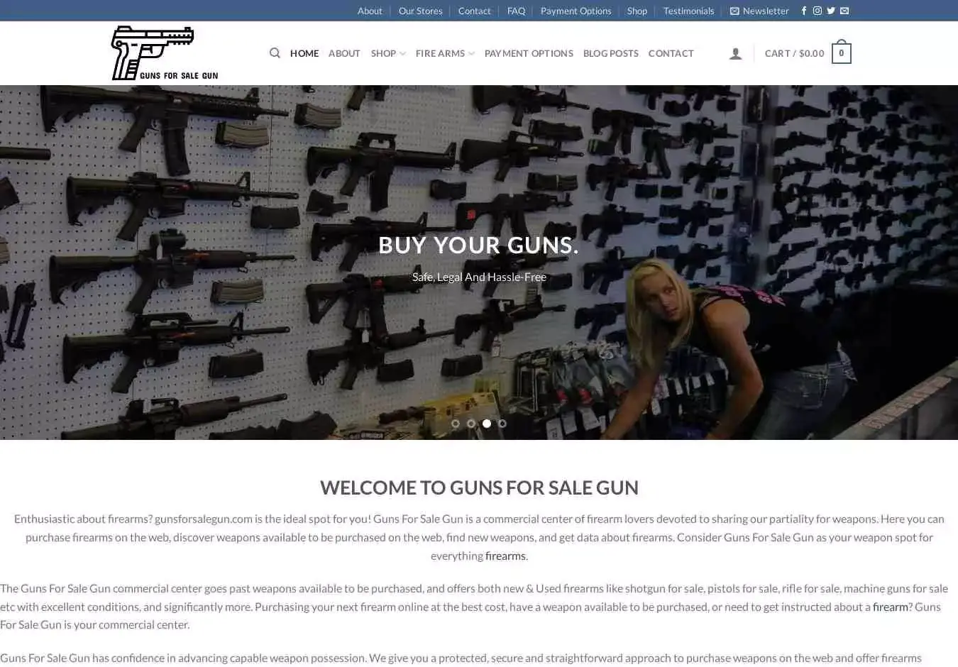 Gunsforsalegun.com Screenshot