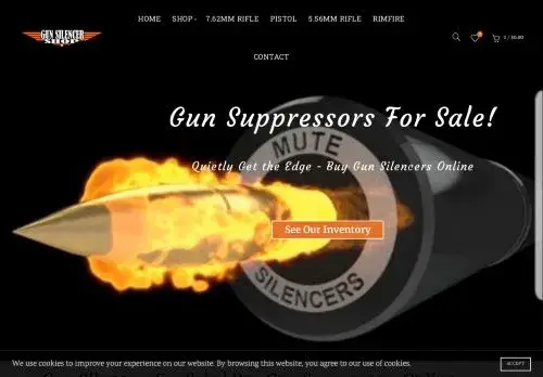 Gunsilencershop.com Screenshot