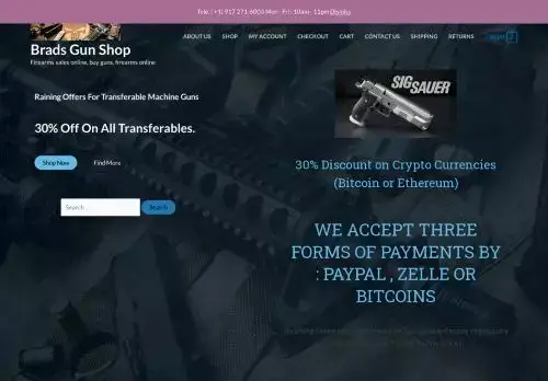 Gunsshoppers.com Screenshot