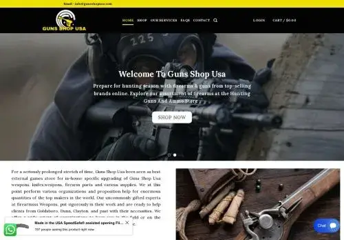 Gunsshopusa.com Screenshot