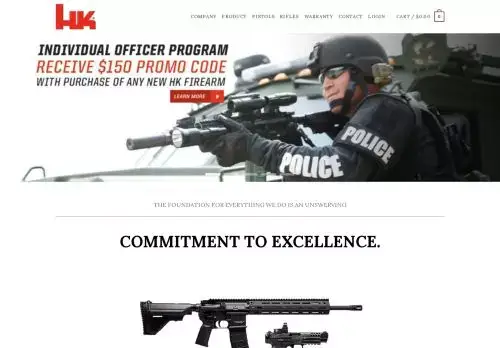 Hecklerandkochfirearms.com Screenshot