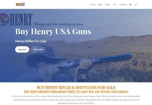 Henryriflesales.com Screenshot