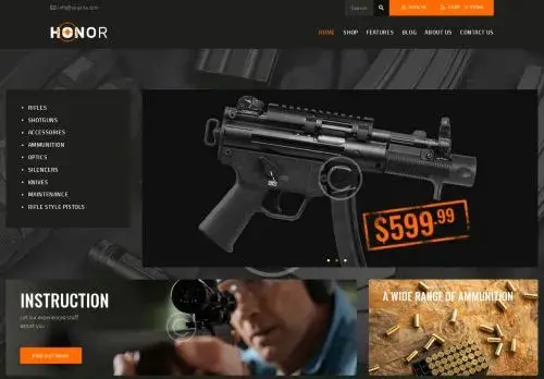 Horizon-firearms.com Screenshot