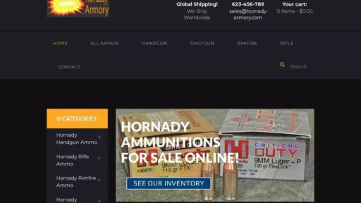 Is Hornadyarmory.com a scam or legit?