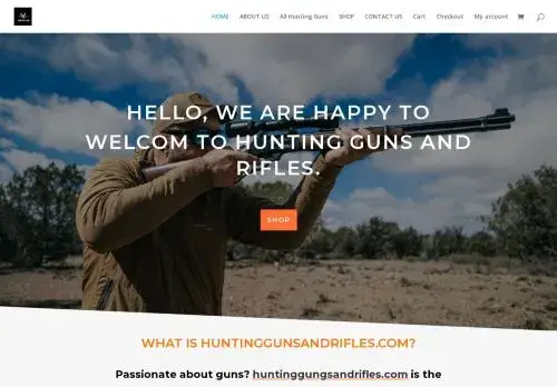 Huntinggunsandrifles.com Screenshot