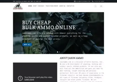 Jasonammo.com Screenshot