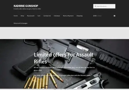 Kadfirearms.com Screenshot