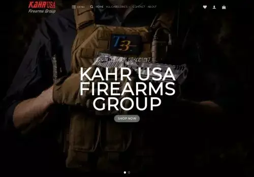 Kahrusafirearmsgroup.com Screenshot