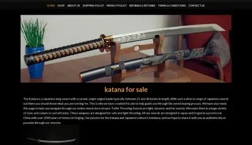 Is Katanaswordsforsale.com a scam or legit?