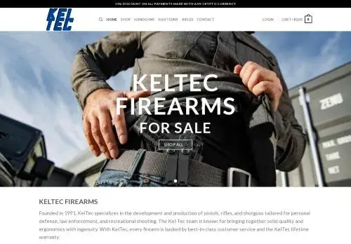 Kel-tecfirearms.com Screenshot