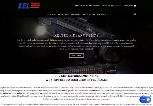 Keltecfirearmstore.com Screenshot