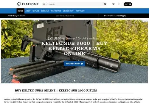 Keltecweaponshop.com Screenshot