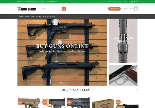 Kirkgunsshop.com Screenshot