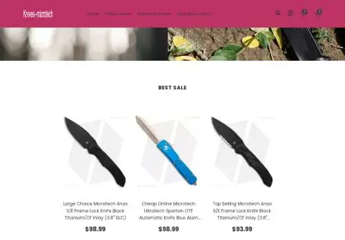 Knives-microtech.com Screenshot