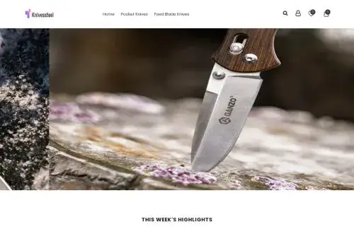 Knivessteel.com Screenshot
