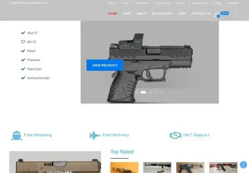 Lafirearmsupplies.store Screenshot