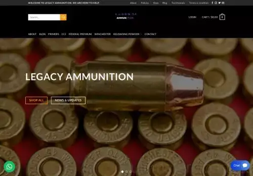 Legacyammunition.com Screenshot