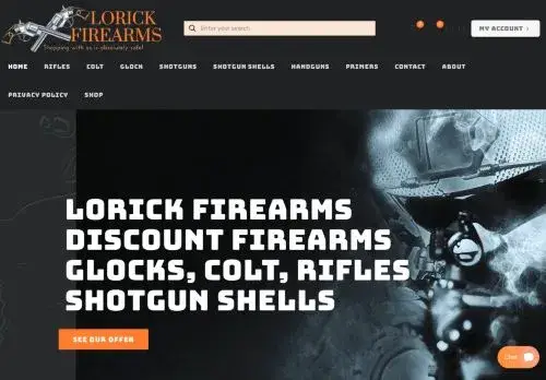 Lorickfirearms.com Screenshot